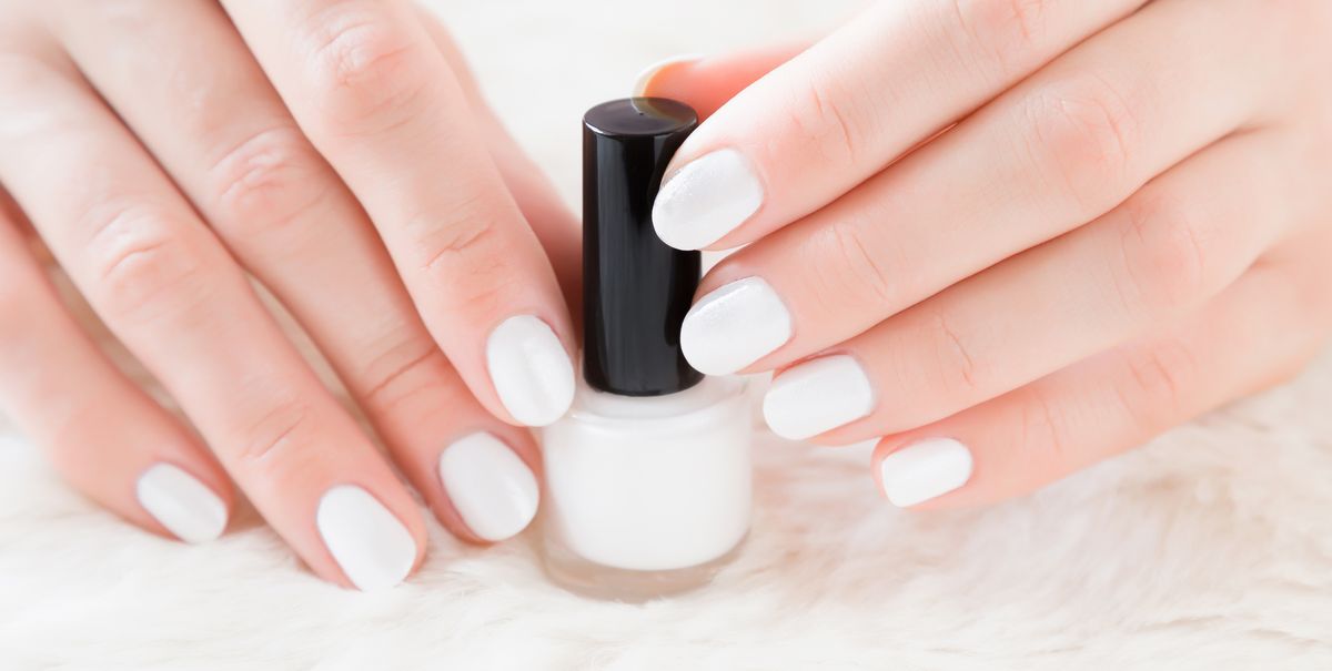 white fall nail color